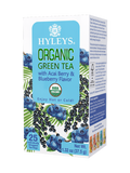 HYLEYS Organic Green Tea with Acai and Blueberry Flavor 25 Tea Bags